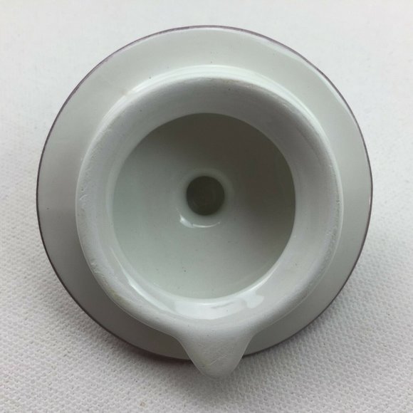 Renardi Ceramic Purple Yellow Teapot Short Spout With Lid - Picture 9 of 11